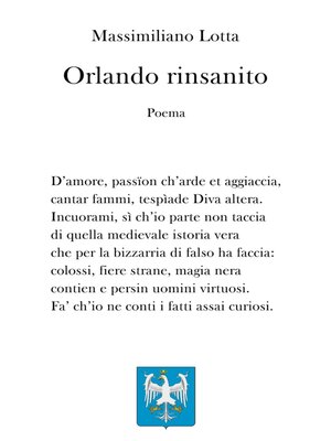 cover image of Orlando rinsanito